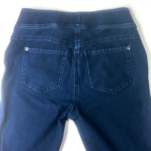 ALIA Dark Wash Jean Jeggings / Legging / Pant, 3-Pocket, Size (S) - Picture 7 of 10